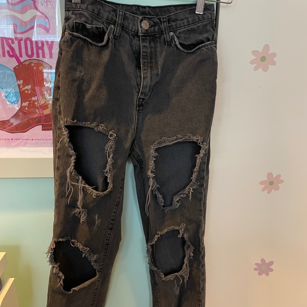 BDG high rise ripped jeans